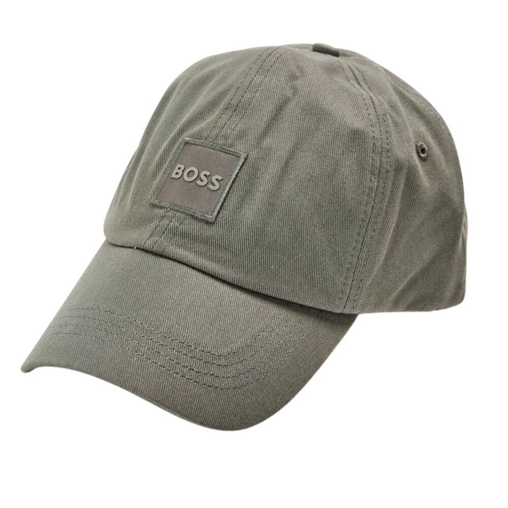 Boss Mens Cotton Baseball Cap / Green